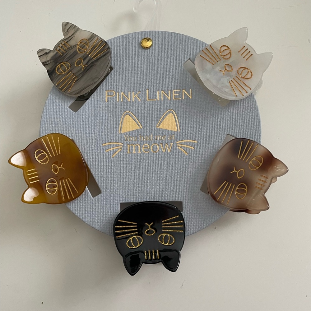 Cat Hair Clips by Pink Linen